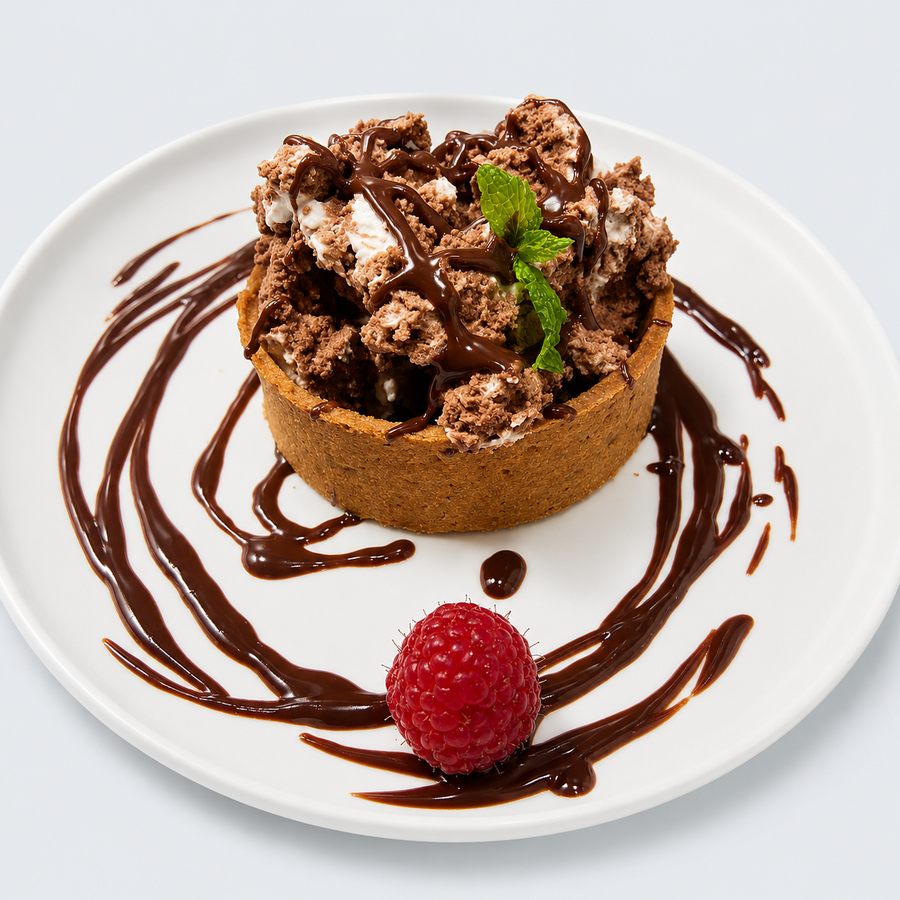 Chocolate Gelato Crumble Cake