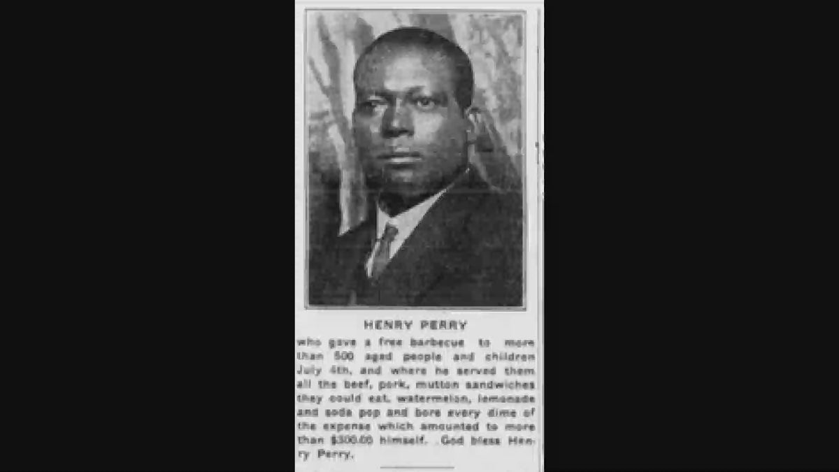 Receipts R the Recipe – Henry Perry, with Chef Marvin Woods.